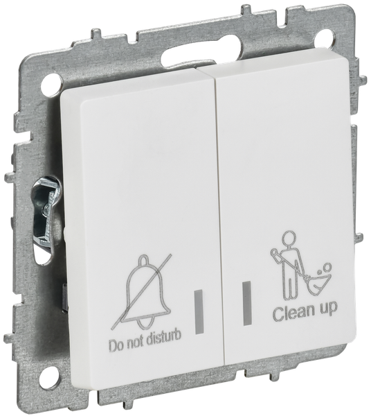 Изображение товара Выключатель IEK Brite BR-V20-2-10-K91 (арктический белый)