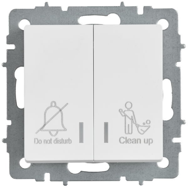 Изображение товара Выключатель IEK Brite BR-V20-2-10-K91 (арктический белый)