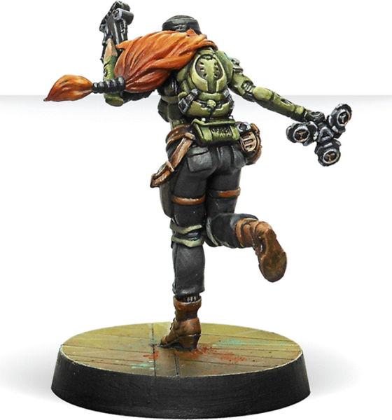 Изображение товара Фигурка для настольной игры Corvus Belli Infinity: NA2 N4-Warcors War Correspondents Stun Pistol 280728-0