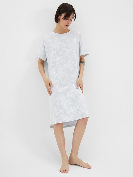 Изображение товара Сорочка Mark Formelle 572310 (р.164/170-100-106, бабочки на тумане)