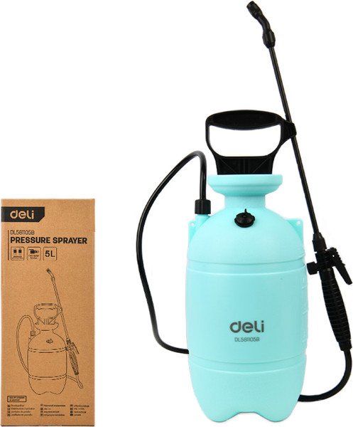 Изображение товара Опрыскиватель помповый Deli EDL581105B (5л, голубой/черный)