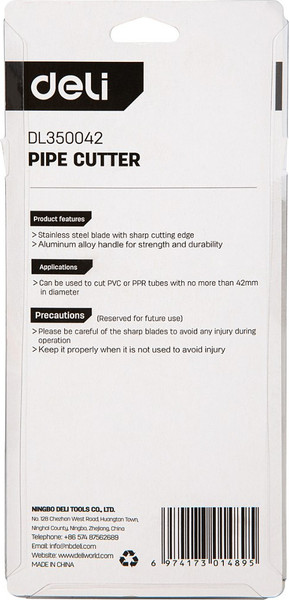 Изображение товара Труборез Deli EDL350042