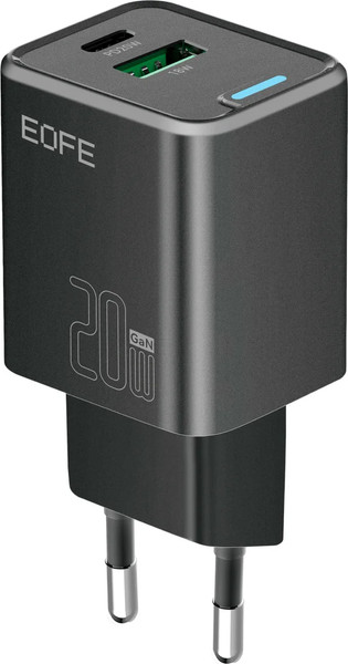 Изображение товара Зарядное устройство сетевое EOFE 20W GaN / E206 (черный)