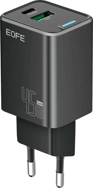Изображение товара Зарядное устройство сетевое EOFE 45W GaN / E406 (черный)