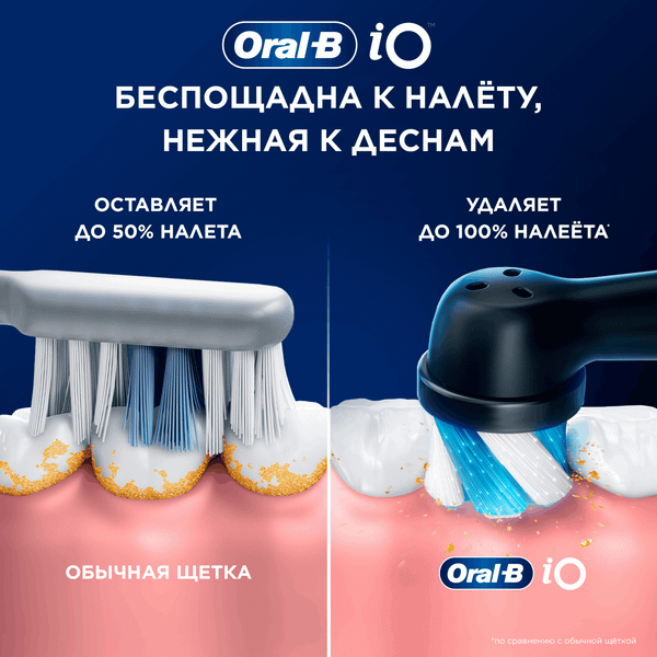 Изображение товара Электрическая зубная щетка Braun Oral-B iO 3 / iOG3.1A6.0 (черный матовый)