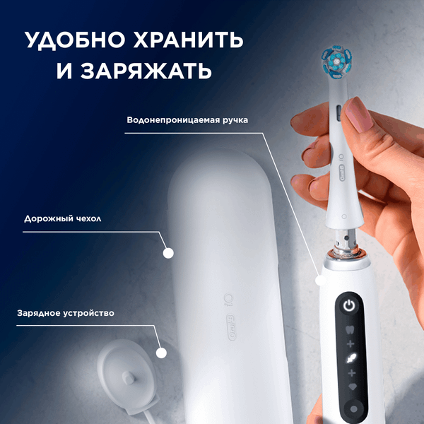 Изображение товара Электрическая зубная щетка Braun Oral-B Series 5 / iOG5.1A6.1DK (белый)