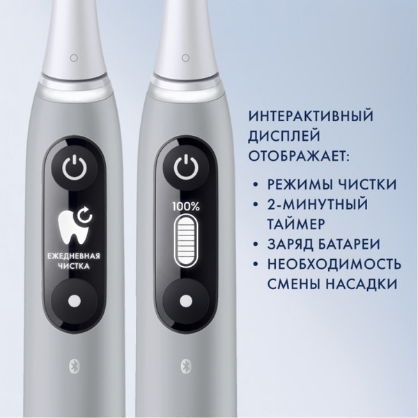 Изображение товара Электрическая зубная щетка Braun Oral-B / iOM6.1A6.1K (со сменными насадками, 4шт)
