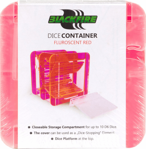 Изображение товара Башня для бросания кубиков Blackfire BF-LP-001-018-3 (флуоресцентный красный)