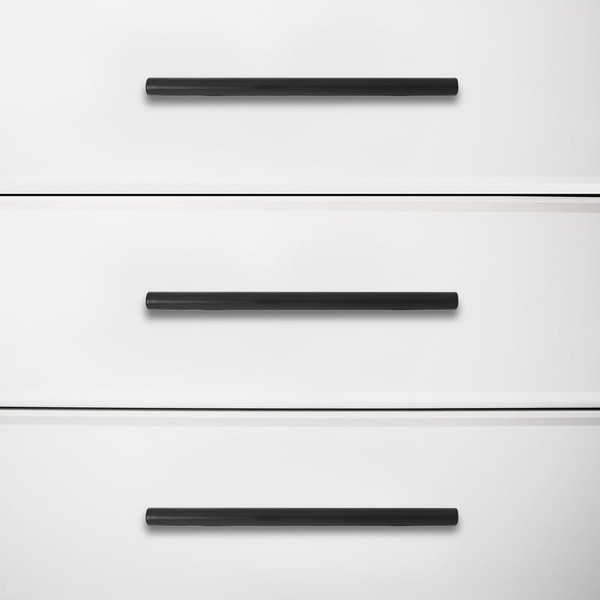 Изображение товара Ручка для мебели StahlBuro A8925-128 (2шт, матовый черный)