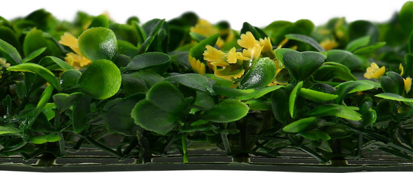 Изображение товара Изгородь декоративная GREENGO Панель Желтые цветы 60x40см / 9668426