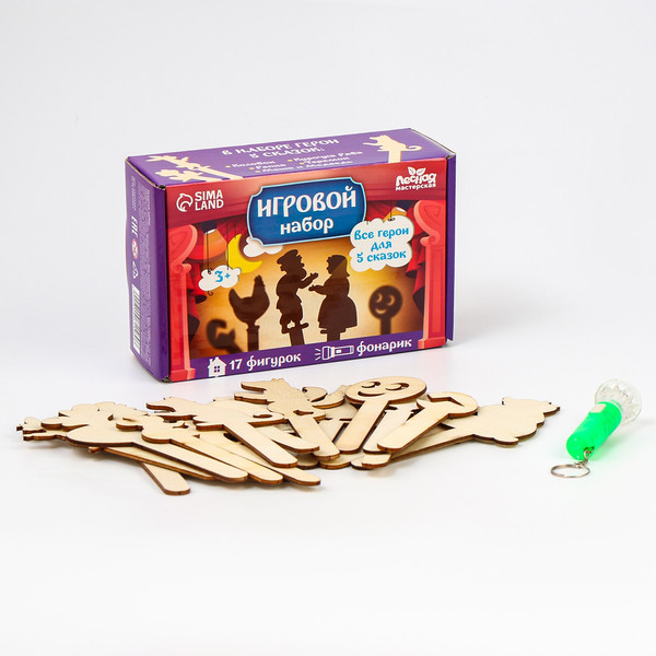 Изображение товара Кукольный театр Лесная мастерская Театр теней 5 сказок / 10471569