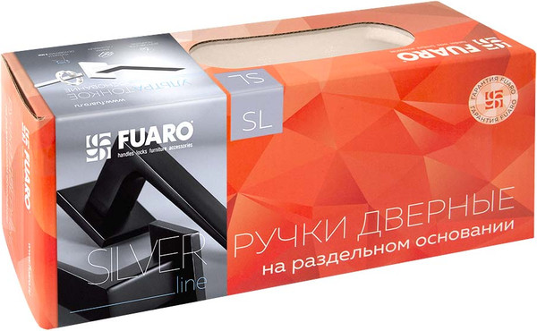 Изображение товара Ручка дверная Fuaro K.SL52.Neo CP/WH-8 (хром/белый)
