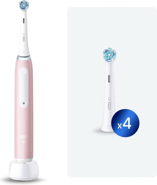 Изображение товара Электрическая зубная щетка Braun Oral-B / iOG3.1A6.0 (со сменными насадками, 4шт, розовый)