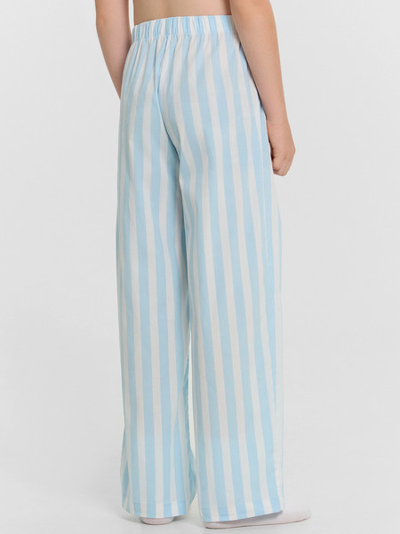 Изображение товара Пижама детская Mark Formelle 563330 (р.104-56-51, голубое небо/голубая полоска на белом)