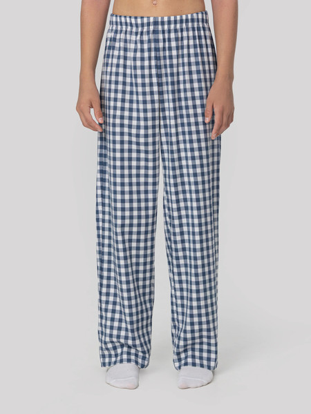 Изображение товара Пижама детская Mark Formelle 563330 (р.134-68-60, голубое небо/синяя клетка)