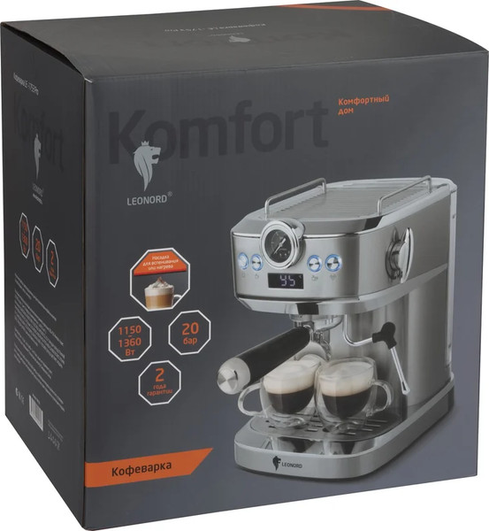 Изображение товара Кофеварка эспрессо Leonord LE-1753 Pro / 108136
