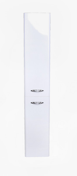 Изображение товара Шкаф-пенал для ванной Symbolite Каре 30 L Line Plus с корзиной (белый)