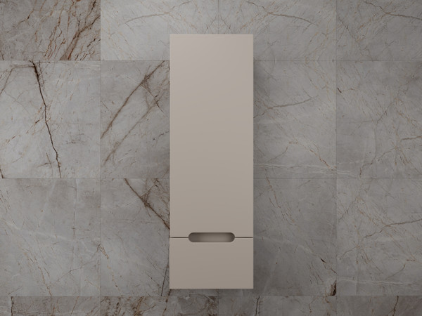 Изображение товара Шкаф-полупенал для ванной Symbolite Матис 36 Plus 1 ящик (эмаль, крем)