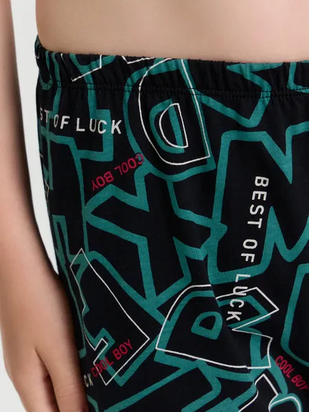 Изображение товара Пижама детская Mark Formelle 563318 (р.164-84, брусничный/буквы на черном)