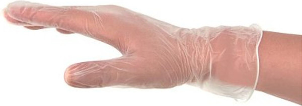 Изображение товара Перчатки одноразовые Zaubex Виниловые / 9196680 (XL, 90шт, прозрачный)