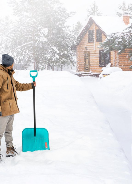 Изображение товара Лопата для уборки снега Palisad Luxe 460х400х1380мм / 61690