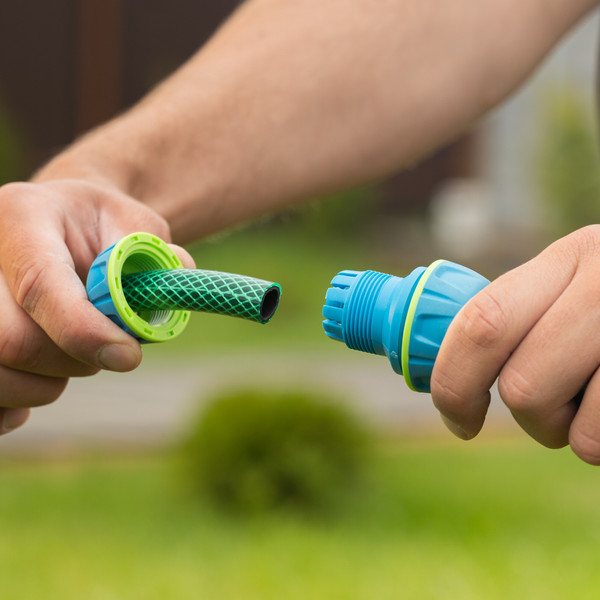 Изображение товара Соединитель для шланга Palisad Luxe 1/2"-3/4" / 65784