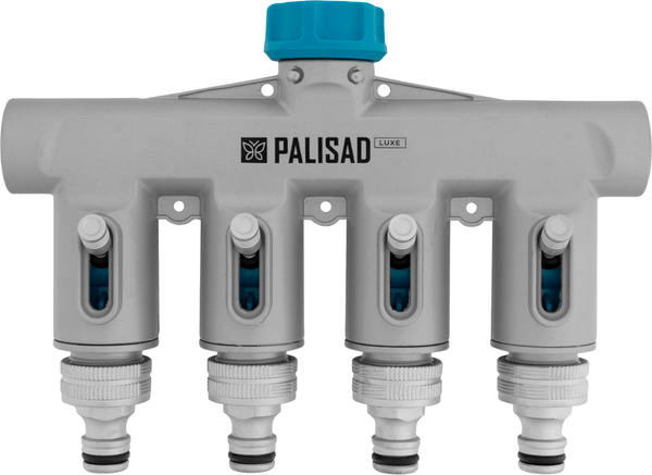 Изображение товара Разветвитель для шланга Palisad Luxe 3/4" / 65833