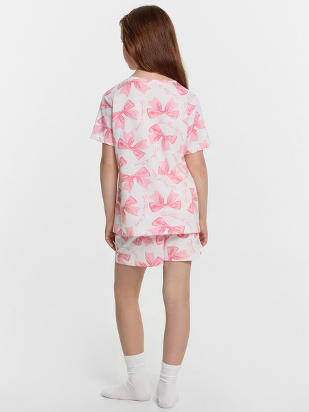 Изображение товара Пижама детская Mark Formelle 567727 (р.110-56, бантики на белом)