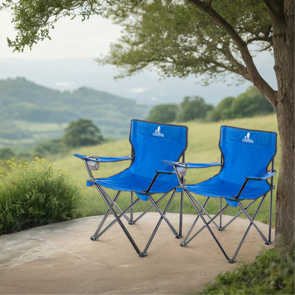 Изображение товара Комплект кресел складных Coyote HKC-1001A (2шт, синий)