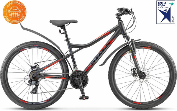 Изображение товара Велосипед STELS Navigator-610 MD 26 (16, черный/красный)
