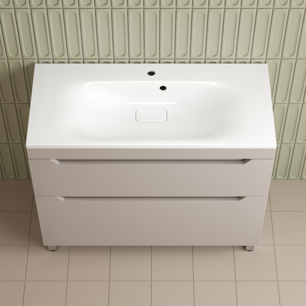 Изображение товара Тумба под умывальник Symbolite Остин 100 Plus 2 ящика (крем)