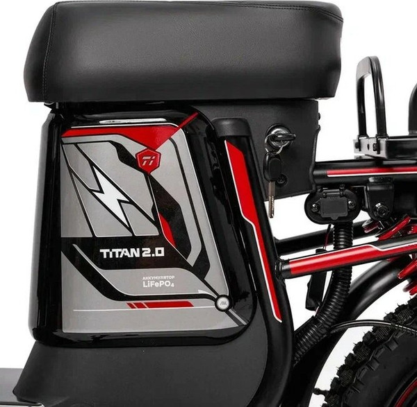 Изображение товара Электровелосипед Minako Titan 2.0 (красный)