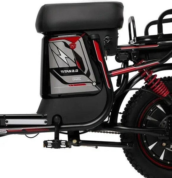 Изображение товара Электровелосипед Minako Titan 2.0 (красный)