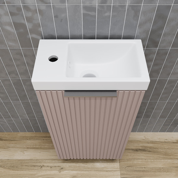 Изображение товара Тумба под умывальник Symbolite Соло Como 40 (санд пудровый)