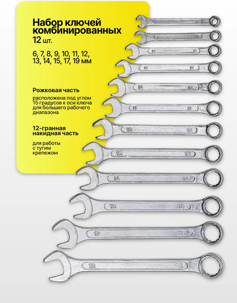 Изображение товара Универсальный набор инструментов WMC Tools WMC-6 / 62617