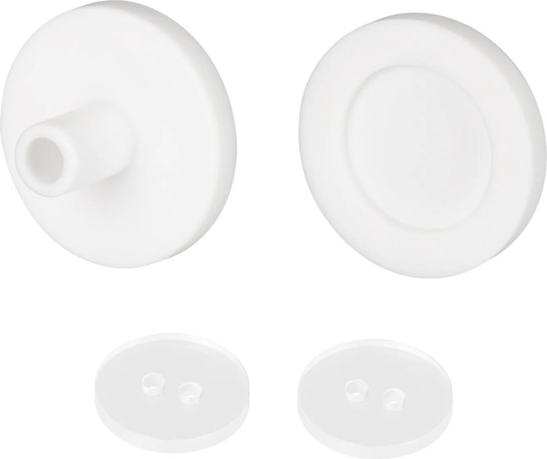 Изображение товара Заглушка для профиля Arlight MOONLIGHT-ROUND-30-CAP-TOP-L-SET-WH / 051302