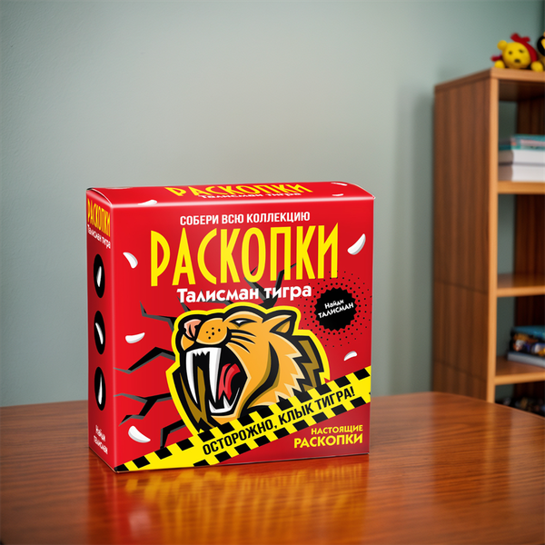 Изображение товара Набор для опытов Bumbaram Раскопки. Талисман тигра / dig-81