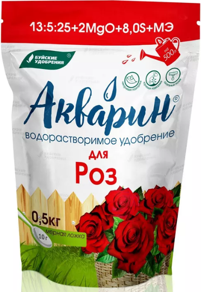 Изображение товара Удобрение Акварин Для Роз (500г)