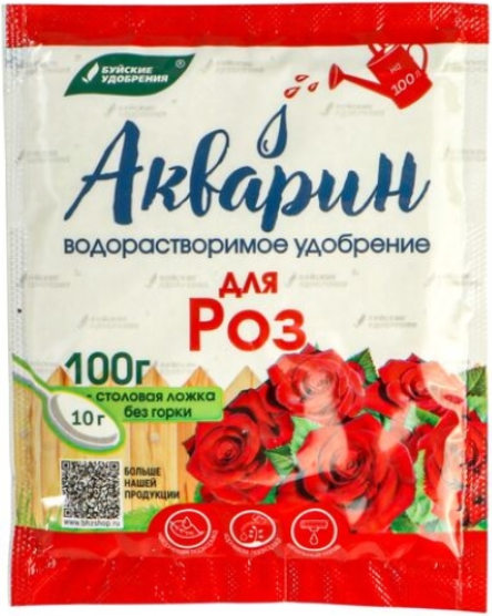 Изображение товара Удобрение Акварин Для Роз (100г)