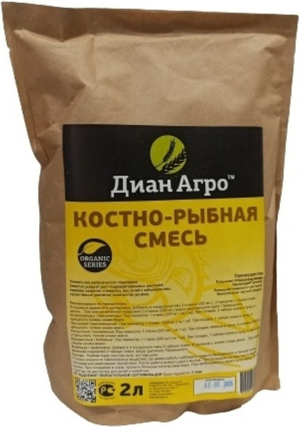 Изображение товара Удобрение Диан Агро Костно-рыбная смесь (2л)