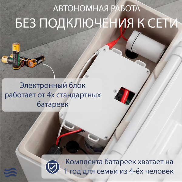 Изображение товара Унитаз приставной Lauter Purity 218116 (с импульсным смывом)