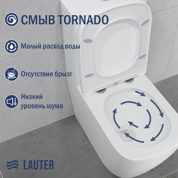 Изображение товара Унитаз напольный Lauter Vortex 2110012VF
