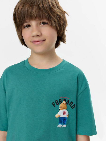 Изображение товара Пижама детская Mark Formelle 563327 (р.104-56, малахит/мишки на неви)