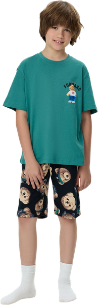 Изображение товара Пижама детская Mark Formelle 563327 (р.116-60, малахит/мишки на неви)