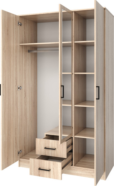 Изображение товара Шкаф Mio Tesoro Хюгге 3D2S Z (дуб сонома)