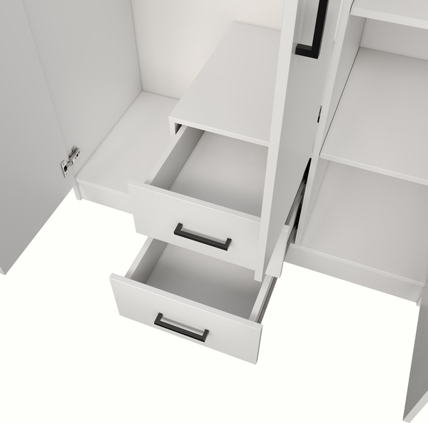 Изображение товара Шкаф Mio Tesoro Хюгге 3D2S (белый)