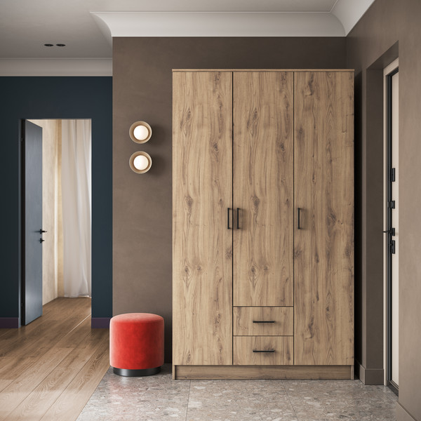 Изображение товара Шкаф Mio Tesoro Хюгге 3D2S (дуб наварра)