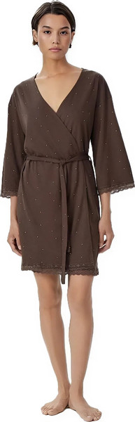 Изображение товара Халат Mark Formelle 552291 (р.164/170-84-90, горошек на кофейном)