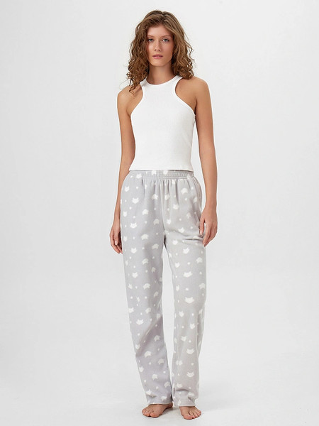Изображение товара Штаны домашние Mark Formelle 532494 (р.164/170-102, котики на сером)