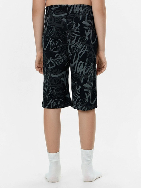 Изображение товара Шорты пижамные детские Mark Formelle 533701 (р.140-68, граффити на черном)